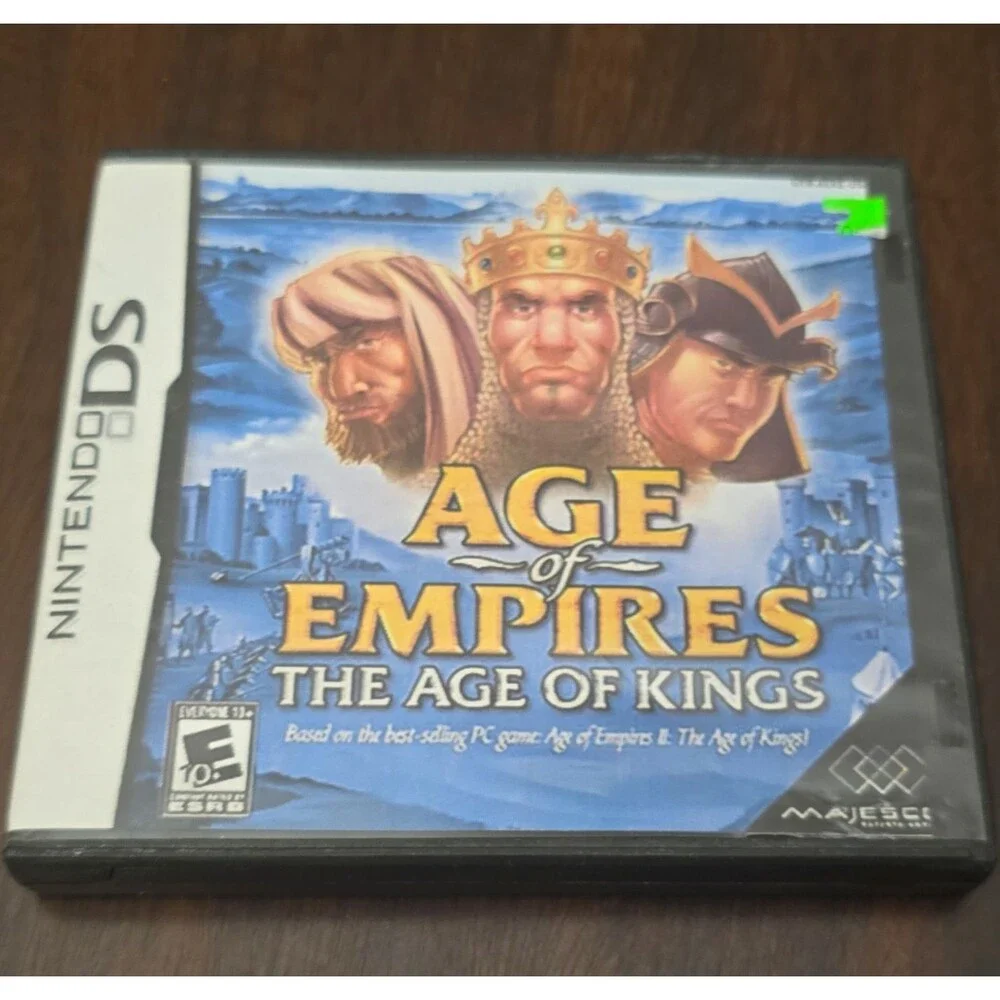 Majesco Age of Empires: The Age of Kings Nintendo DS 2006 NTSC-U/C E10+ Case